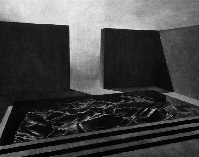 Charcoal drawing