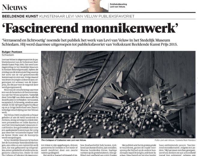 Volkskrant beeldende kunst prijs